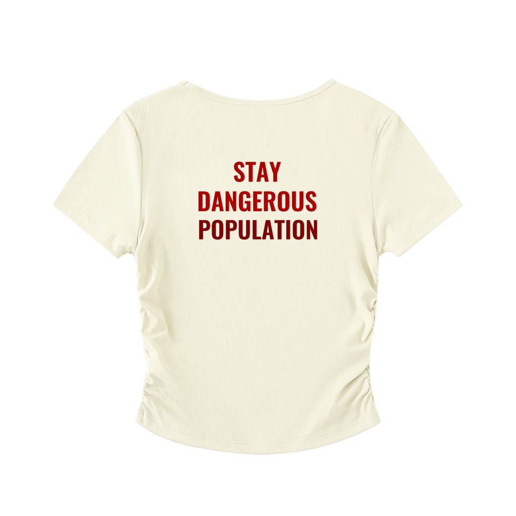 Ruched Bodycon Crop Top