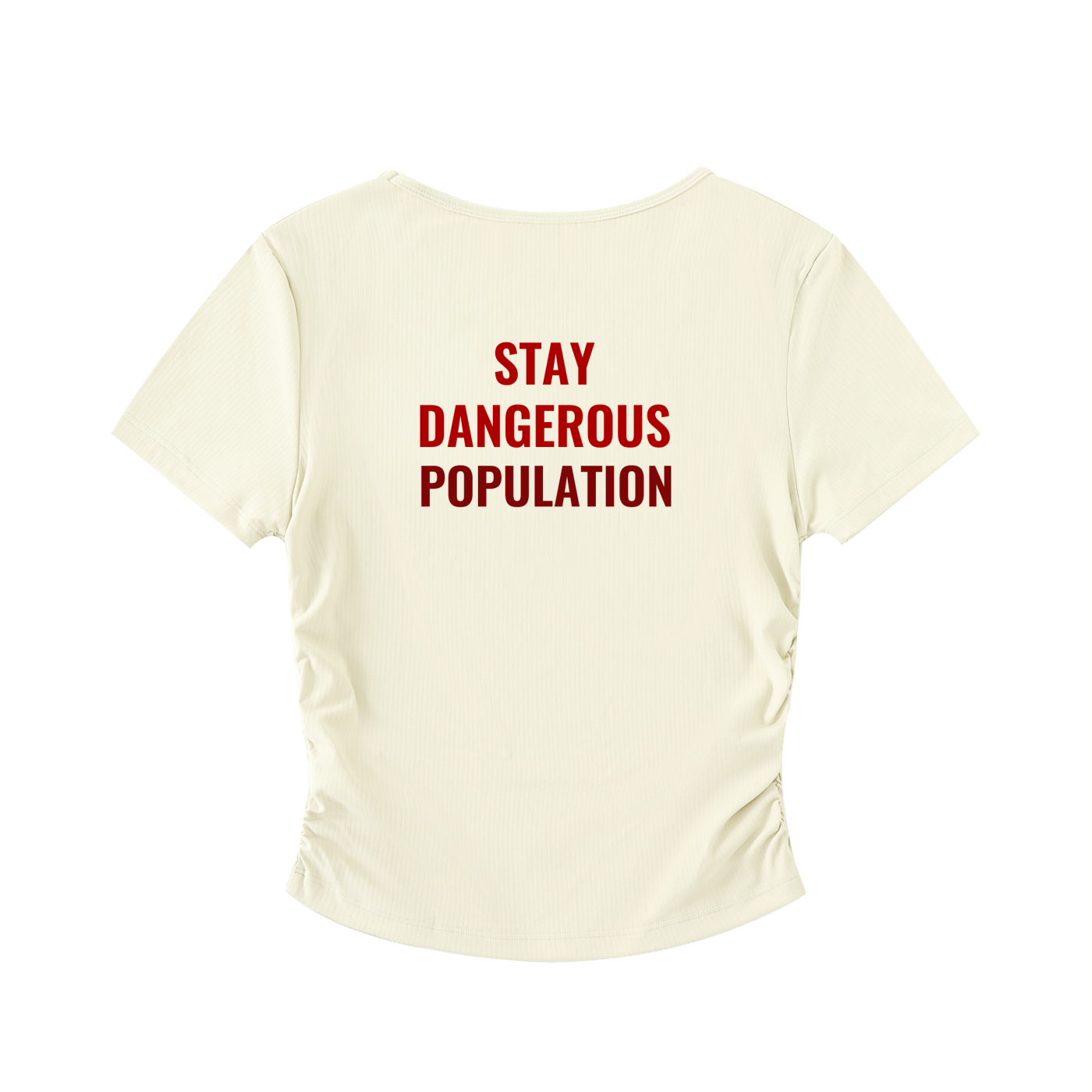 Ruched Bodycon Crop Top